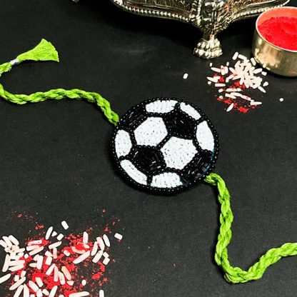 CHAMPION'S BAND (FOOTBALL RAKHI + BROOCH)