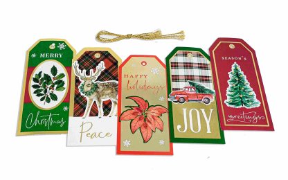 Christmas Gift Tags HOLIDAY (Pack of 5) - Image 2
