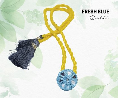 FRESH BLUE - ZARDOZI PIECES WITH MIRROR WORK