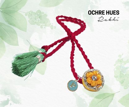 OCHRE HUES - ZARDOZI PIECES WITH STONE