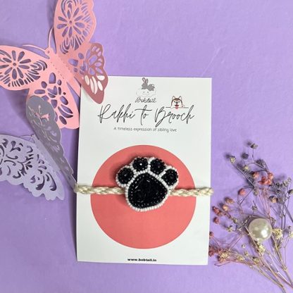 PAW-FECT (DOG/CAT PAW RAKHI + BROOCH) - Image 2