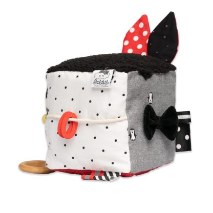 Montessori Sensory Block – Bunny Block – Tummy Time Play Buddy - Image 3
