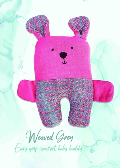 EASY GRIP PLUSH TOY - TED - WEAVED GREY