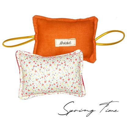 THE CUSHY DOOR CLOSER -  ORANGE FLORA
