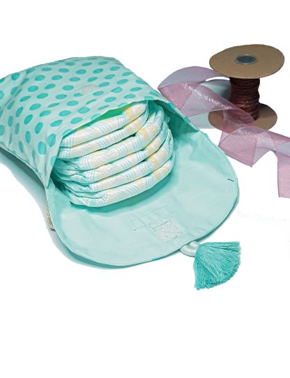 DIAPER TOTE BAG - STROLLER' TOTE BAG - 80'S POLKA