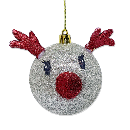 REINDEER BAUBLE - GOLD GLITTERS - Image 2