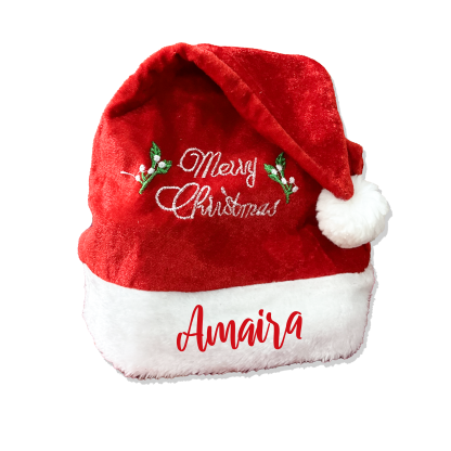SANTA CAPS MERRY CHRISTMAS