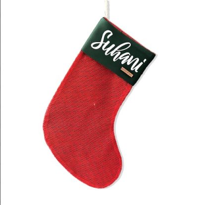 STOCKING - RED NET & GREEN - Image 2