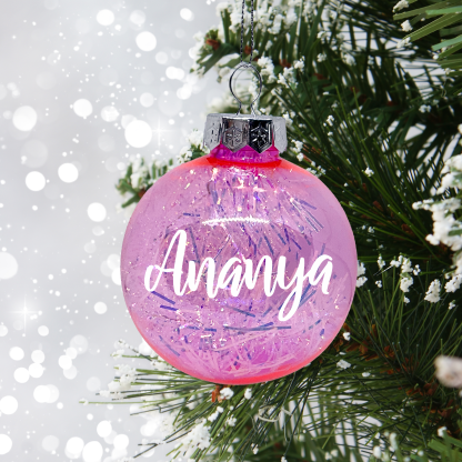 TINSEL BAUBLE - PINK