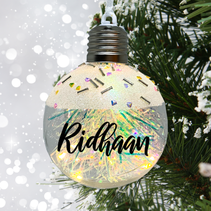 TINSEL BAUBLE - TRANSPARENT