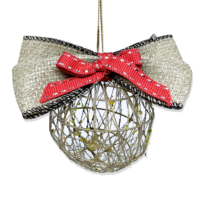 WIRED MEATL BAUBLE - Image 2