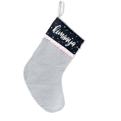 STOCKING - WORLD OF BLACK AND WHITE CHECKS - Image 2