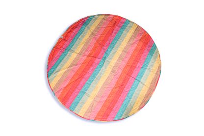 STORAGE CUM PLAY MAT - LEGO MAT -STRIPY SPRING BLOSSOM - Image 2