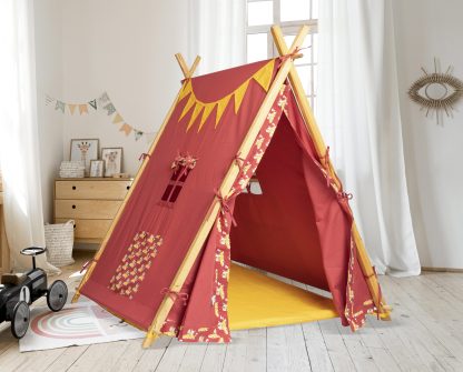 PLAY TENT -  BEAR DRIVE (RED)