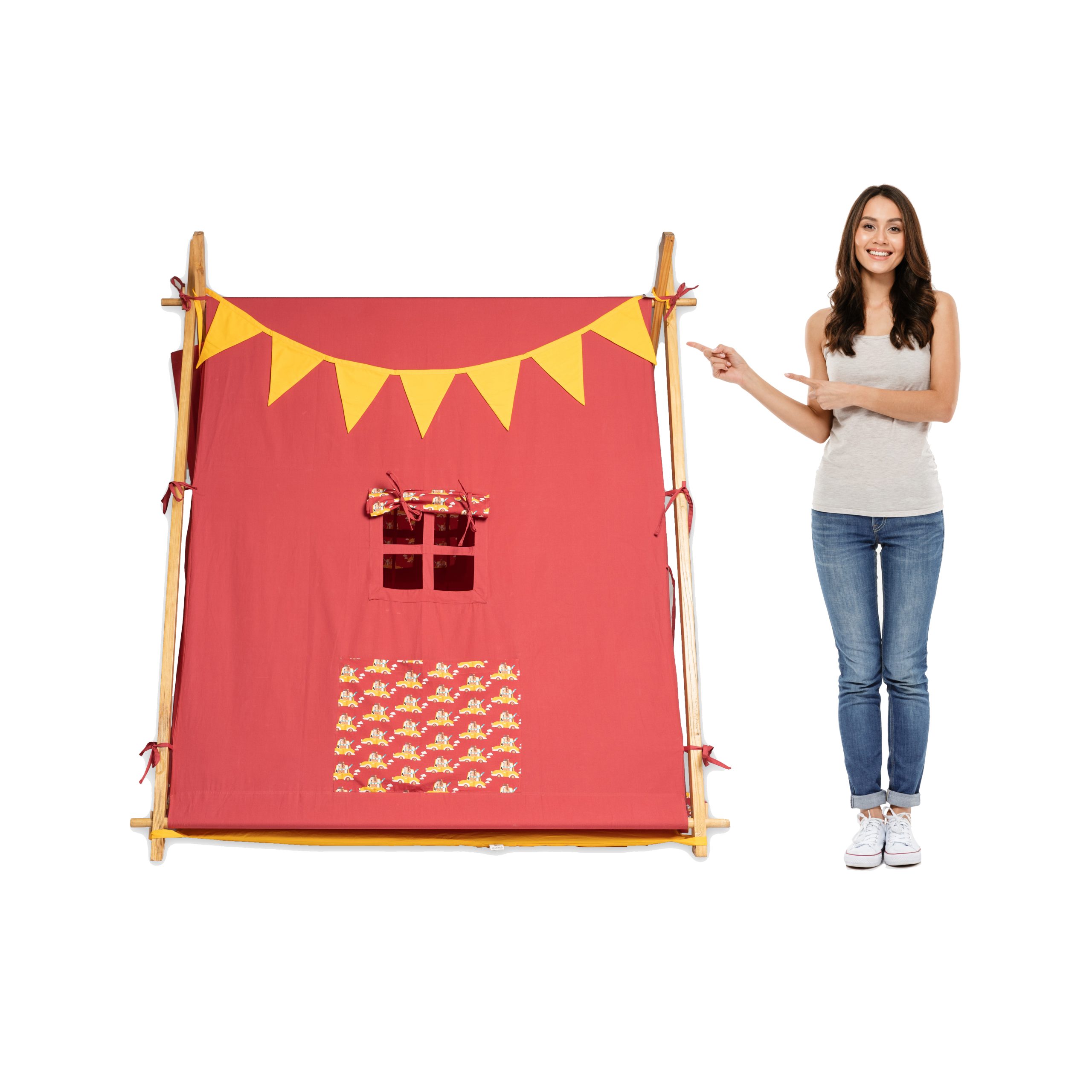 PLAY TENT -  BEAR DRIVE (RED) - Image 5