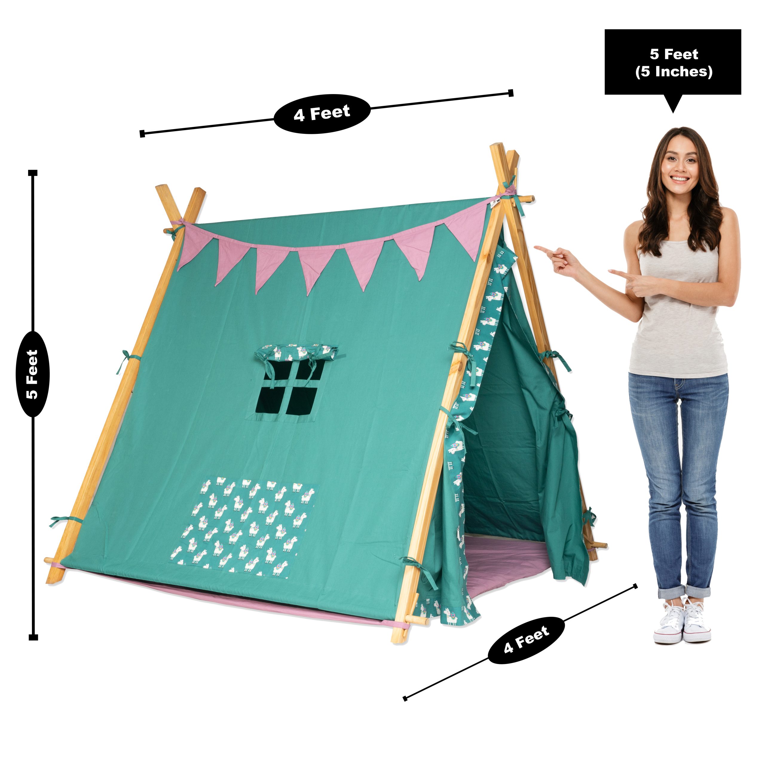 PLAY TENT - LAZY LAMA (GREEN) - Image 6