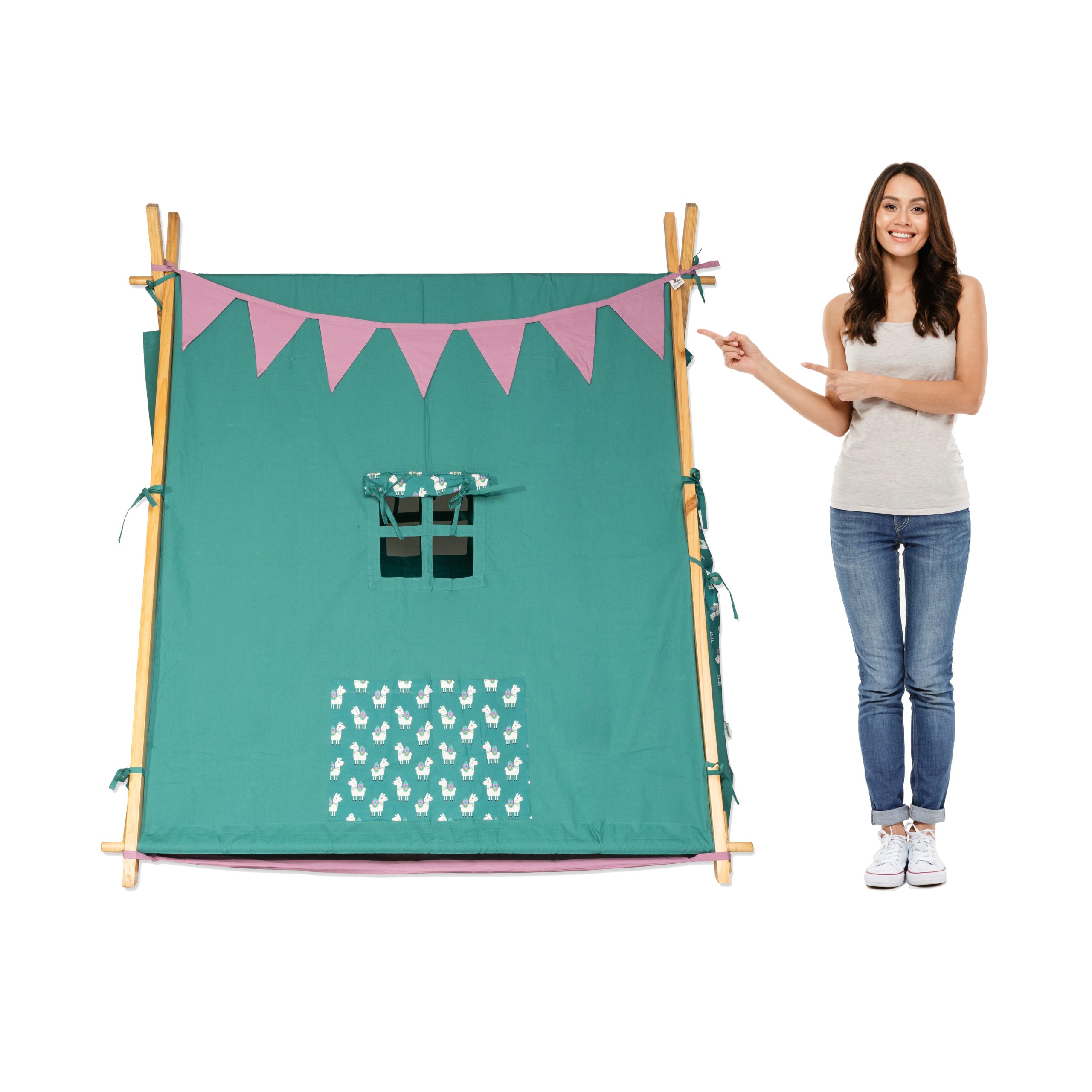PLAY TENT - LAZY LAMA (GREEN) - Image 5